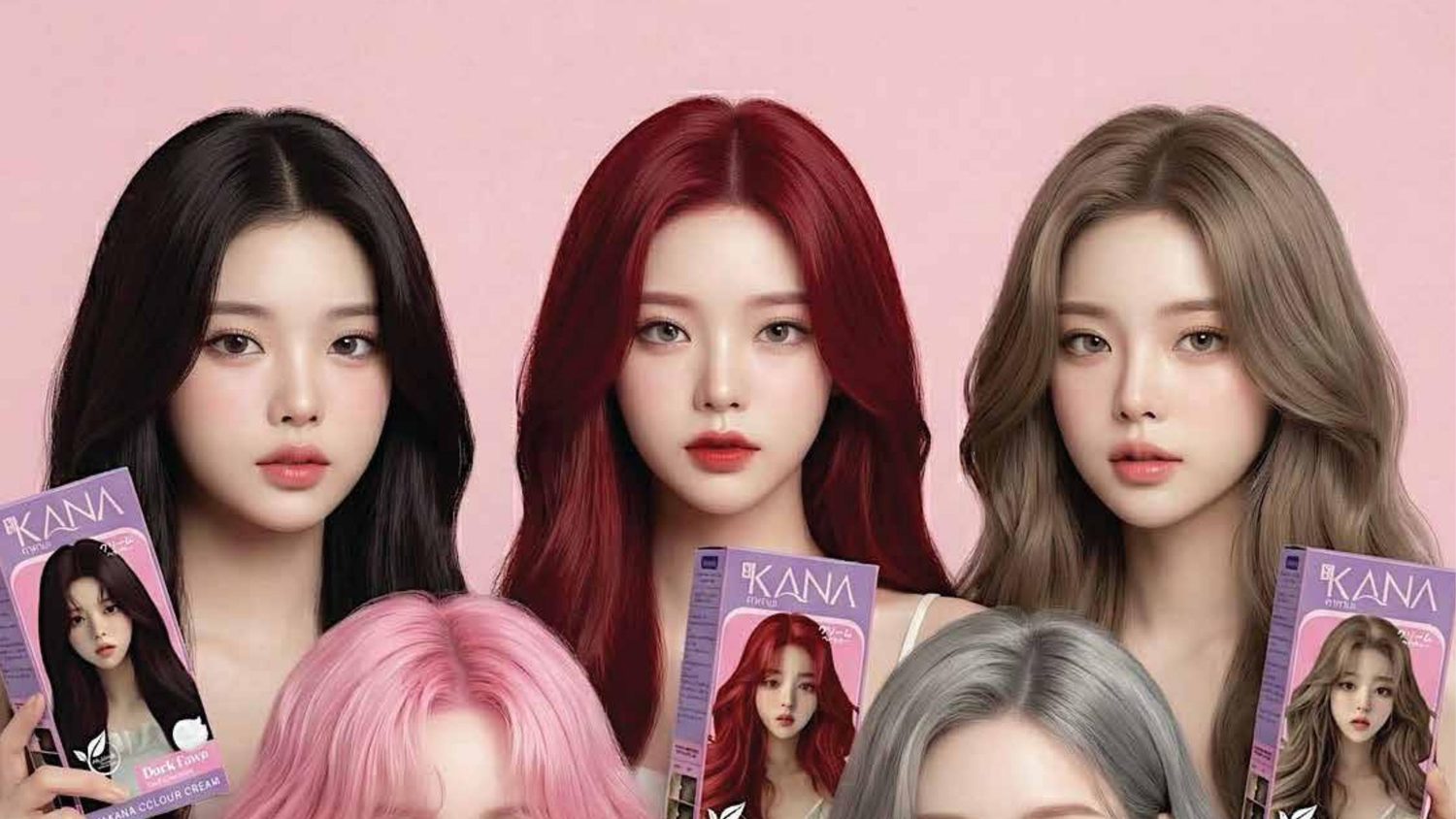 KANA Color Foam shade range